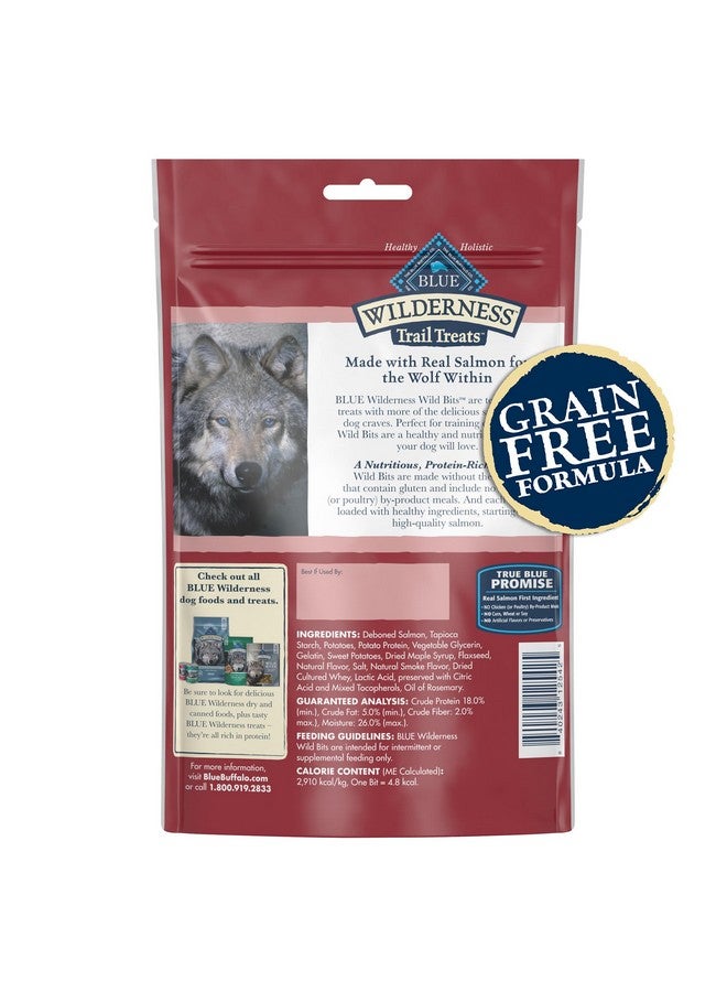 بلو بافلو مكافآت تدريب الكلاب من بلو بافالو وايلدرنس تريل، وايلد بيتس، خالية من الحبوب، وصفة سمك السلمون، كيس ١٠ أونصات - Image 2
