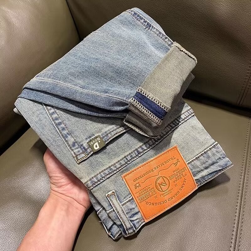Unisex Classic Denim Jeans Loose Fit Daily Outdoor Wear - Image 2