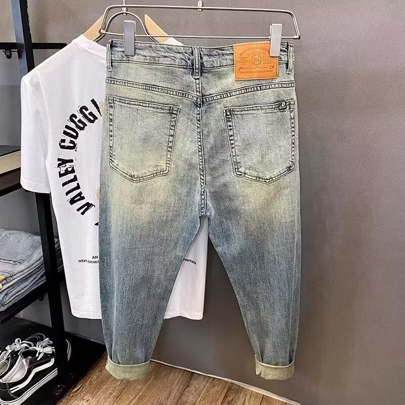 Unisex Classic Denim Jeans Loose Fit Daily Outdoor Wear - Image 4