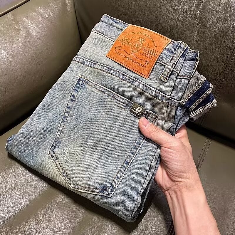 Unisex Classic Denim Jeans Loose Fit Daily Outdoor Wear - Image 5
