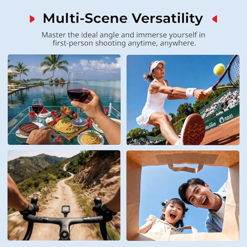 SmallRig Magnetic Mount for DJI Osmo Nano, for Insta360 GO 3S, with Neck Strap, Wrist Strap, Anti-Loss Hanging Hole Design, Neck Mount POV/Vlog Selfie - Image 5