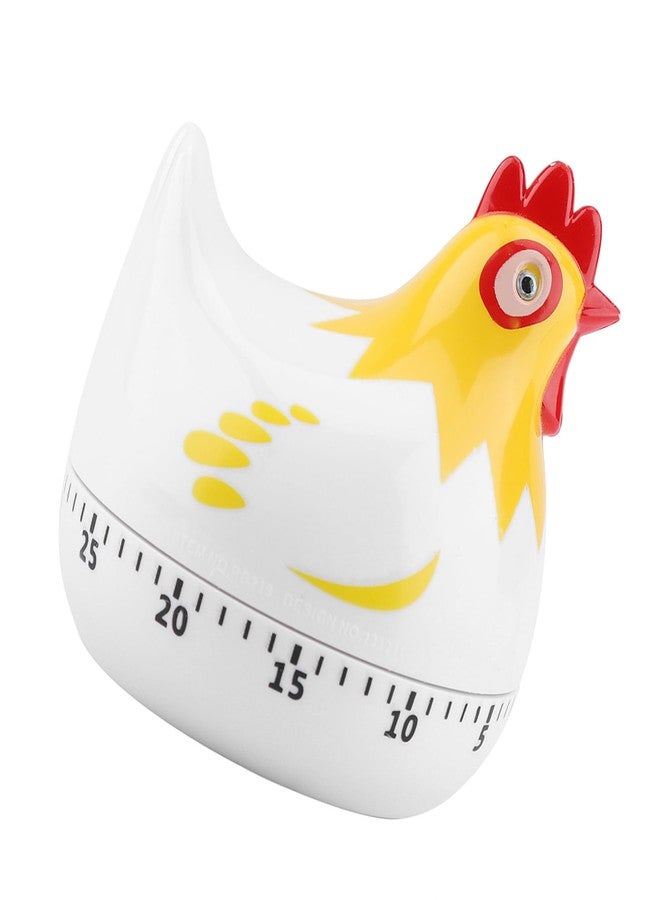 DEWIN Chicken Pattern Timer, Kitchen Timer Reminder Cooking Countdown Timer for Cooking Baking Timer (White) - Image 4