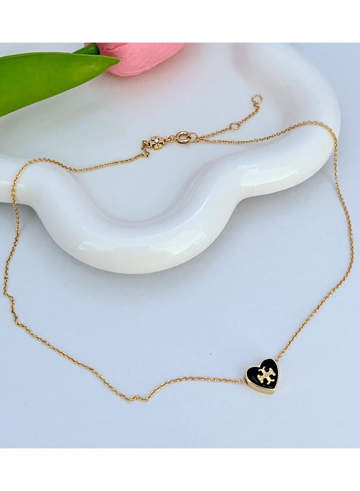 Burch Women's necklace temperament is simple, light luxury, niche design metal necklace - Image 2