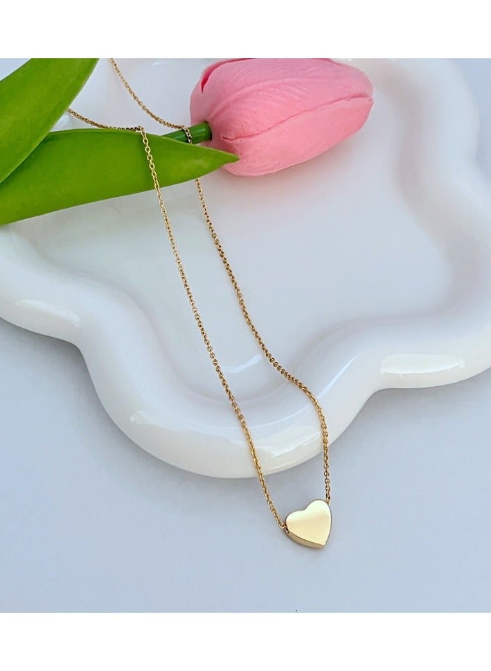 Burch Women's necklace temperament is simple, light luxury, niche design metal necklace - Image 3