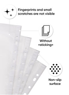 ErichKrause Set of sheet protectors Fizzy Clear, 30 mcm, A4, transparent (100 pcs in a bag)  - Image 3