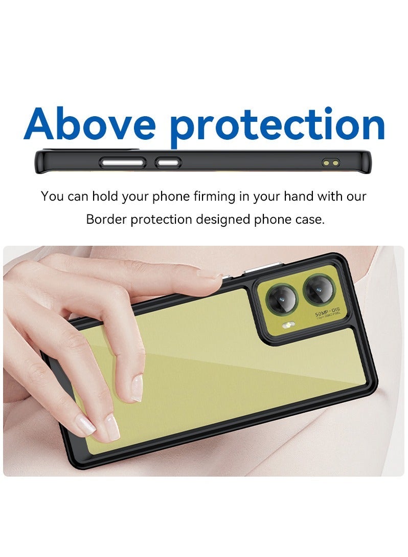 Fankalo Phone case for Motorola Moto G85 5G Clear Back Soft TPU Shockproof Bumper Protection Cover - Image 5