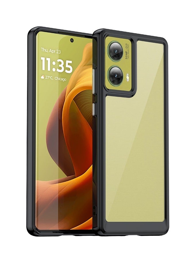 Fankalo Phone case for Motorola Moto G85 5G Clear Back Soft TPU Shockproof Bumper Protection Cover - Image 1