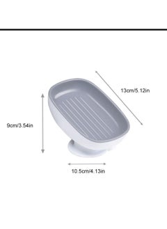 Shower Soap Holder Super Suction High Quality Dish Soap Cup with Waste Water for Bathroom Gray/ White - pzsku/Z58B8EDEC2A491B4CB838Z/45/_/1704084016/4d765f36-6c32-460e-8c6c-59fc096e4a61