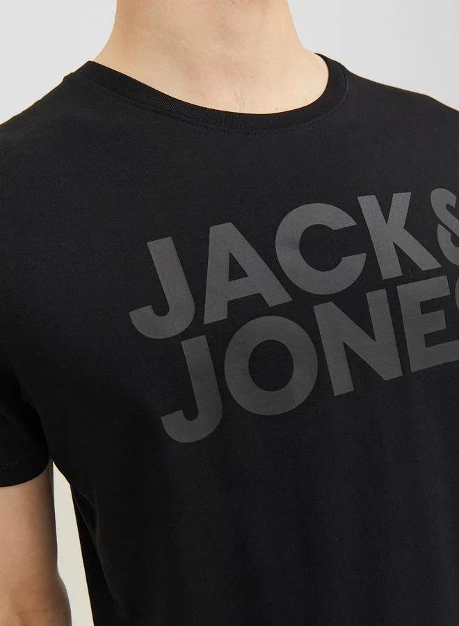 JACK & JONES Logo Print Regular Fit T-Shirt