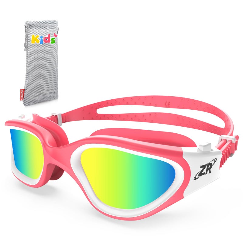 ZIONOR Kids Swim Goggles, G1 MINI UV Protection Anti-Fog Polarized Swimming Goggles for Age 6-14 - Image 1