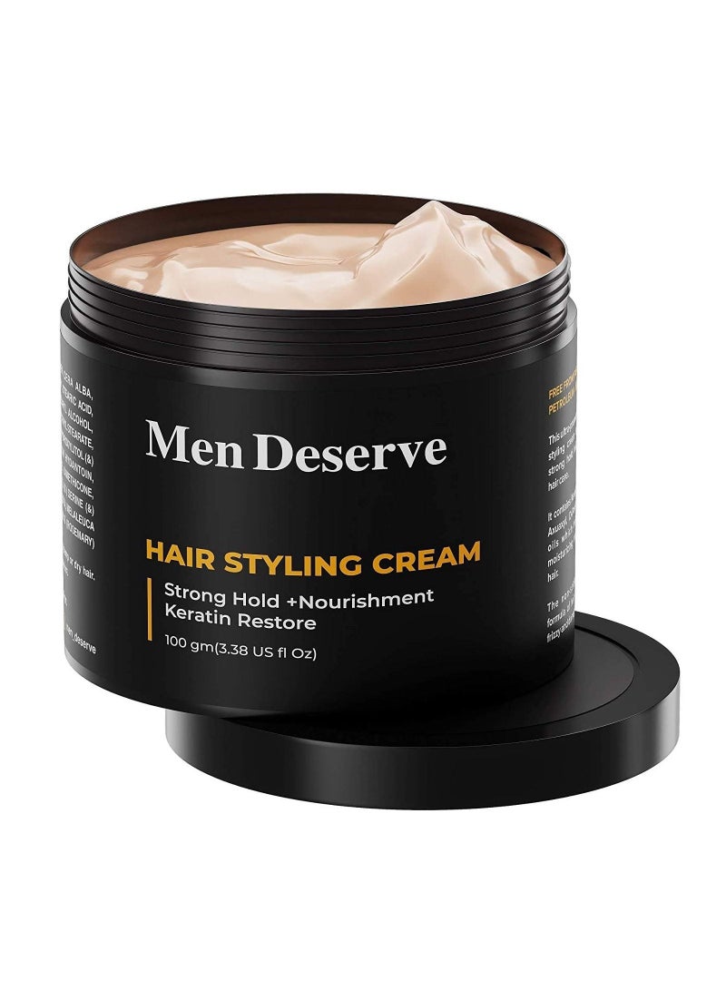 مين ديسيرف كومبو من كريم الشعر اليومي 100 جم مع كريم تصفيف الشعر 100 جم تثبيت قوي - Image 4