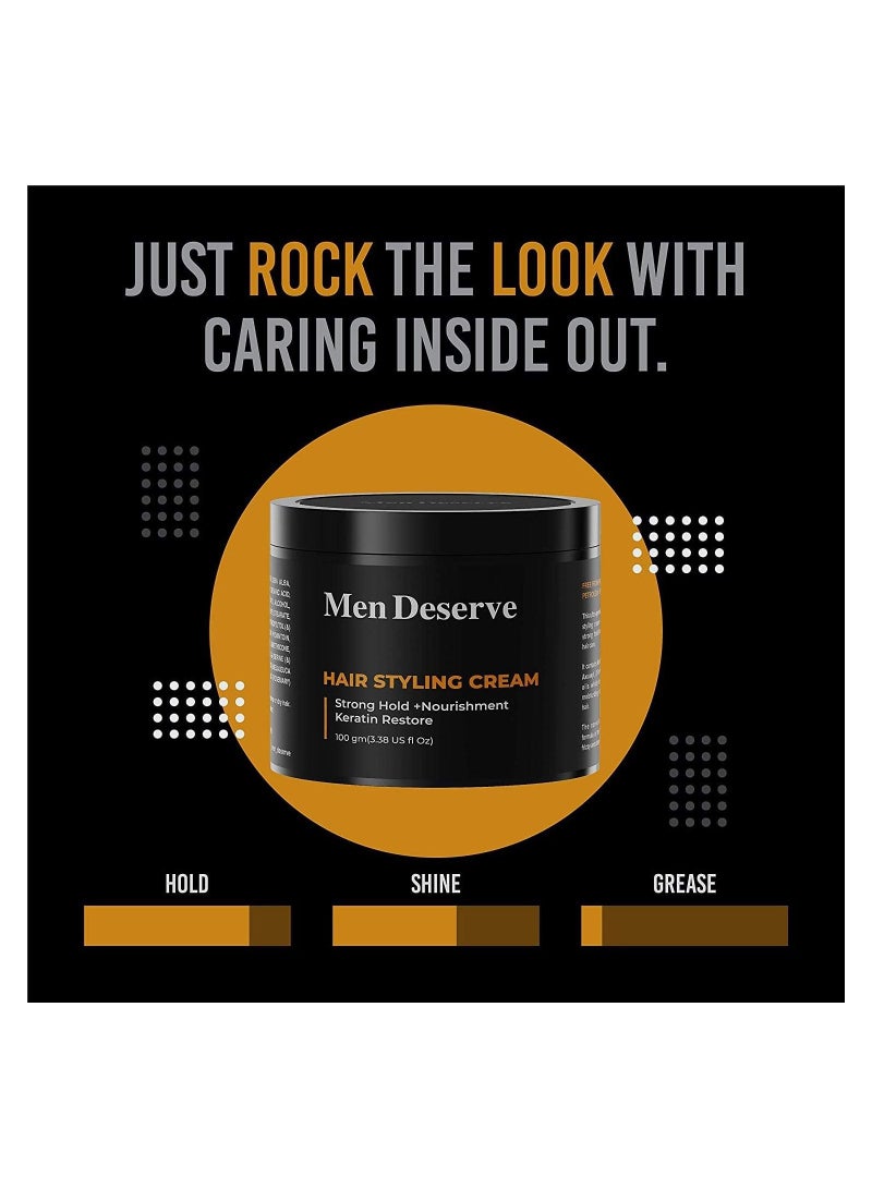 مين ديسيرف كومبو من كريم الشعر اليومي 100 جم مع كريم تصفيف الشعر 100 جم تثبيت قوي - Image 5