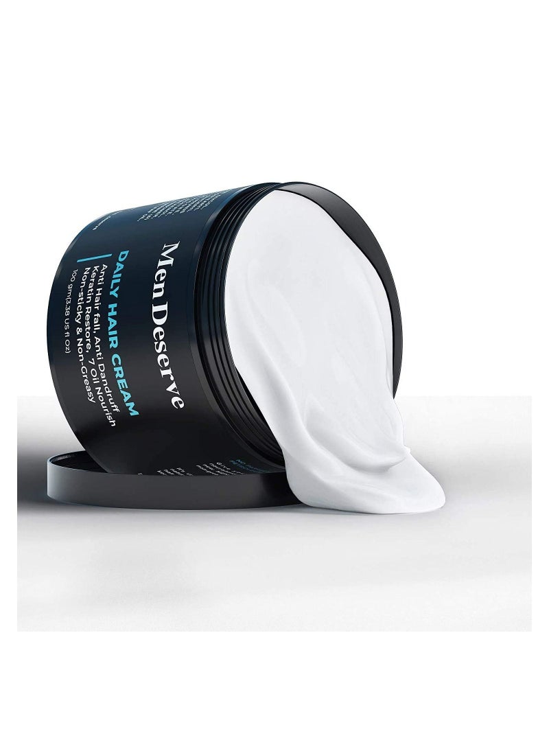 مين ديسيرف كومبو من كريم الشعر اليومي 100 جم مع كريم تصفيف الشعر 100 جم تثبيت قوي - Image 2