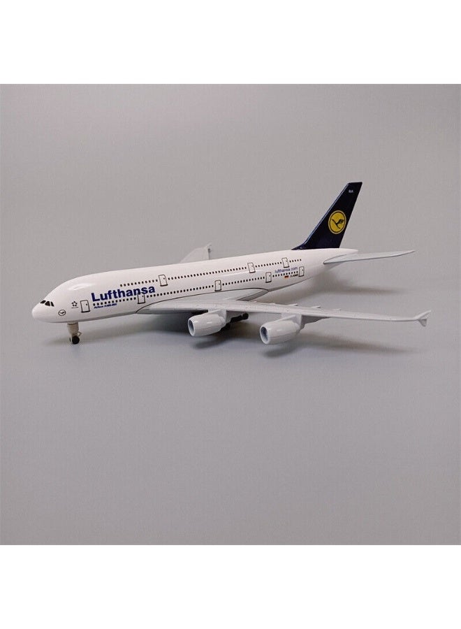 TOY GARDEN Diecast Metal Airplane Model Toy Pull-Back Action Plane with Lights Realistic Mini Aircraft Educational Gift Durable Collectible Toys for Boys Girls - Image 2