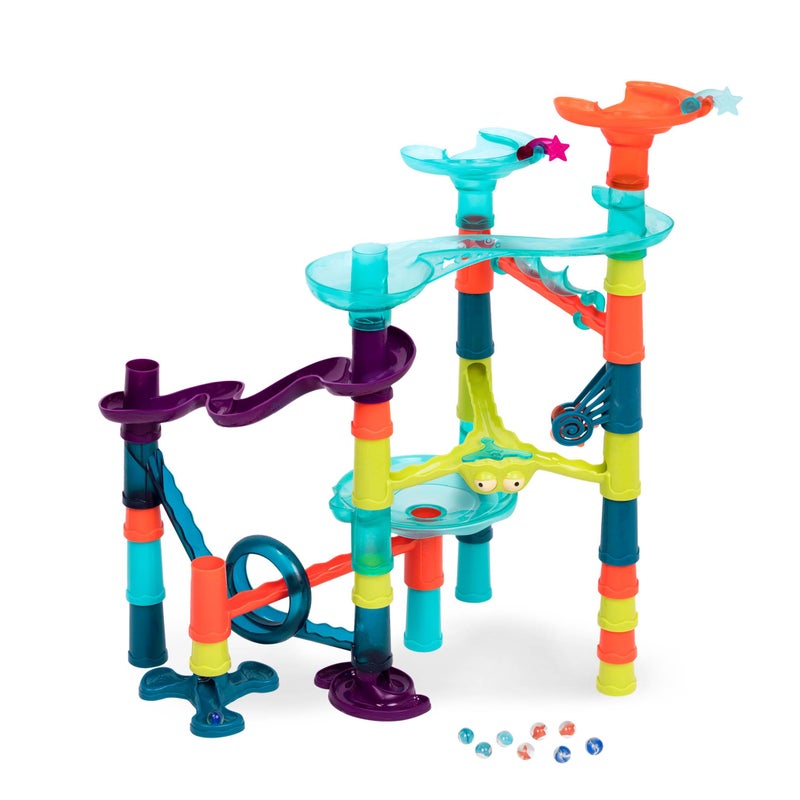 B. Toys B toys  Marble Palooza  Buildable STEMBased Maze Run Kit Featuring 38 Interlocking Components  Logical Thinking and Fine Motor Development Set for Inquisitive Kids  3 Years - Image 4