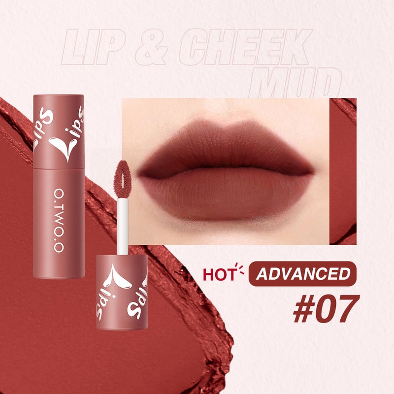 O.TWO.O What`s IN My Bag Velvet Matte Lip & Cheek Mud - #07 - Image 1