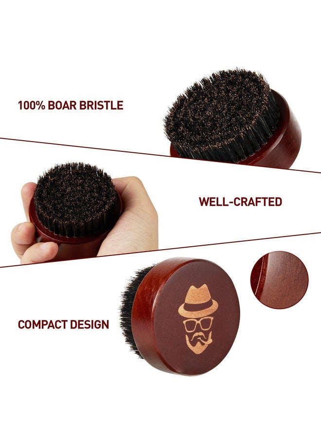 Sosoon Beard Brush 100% Boar Bristle Black Walnut Wood Beard Comb Brush For Men To Tame And Soften Your Facial Hair - Image 4