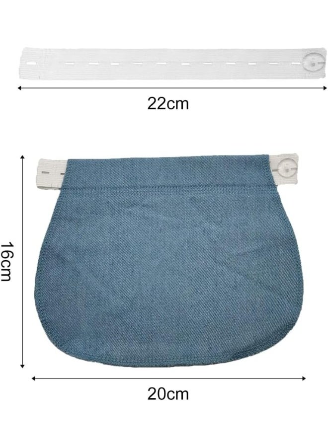 Bukela 4 Pcs Maternity Pants Waist Extenders for Pregnant Women, Elastic Adjustable Extension Buckle - Image 5