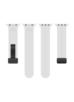 Anmi 2 Pack Silicone Magnetic Buckle Band Compatible with Apple Watch Band 42mm/44mm/45mm/49mm, Waterproof Silicone Sport Band for iWatch Series 8,Ultra,7,SE,6,5,4,3,2,1  - Image 4
