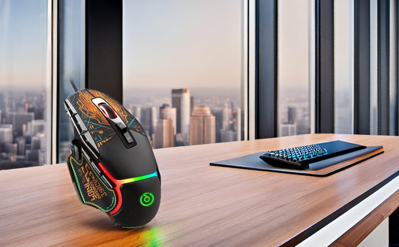 Offbeat – LYKAN Wired Gaming 12D Macro Buttons Mouse | RGB Carpet Light 20K DPI | 1000Hz Polling Rate - Image 2