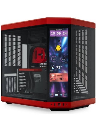 HYTE Y70 Touch Infinite ATX Mid-Tower Case – Red/Black, 14.5” 2.5K Touch Display, Dual-Chamber Design, Supports Up to 10 Fans & 360mm Radiator – Model: CS-HYTE-Y70TI-RB - pzsku/Z58B926A53428F7F0CA06Z/45/1747487154/148c118a-6373-4230-9622-44e860eca812