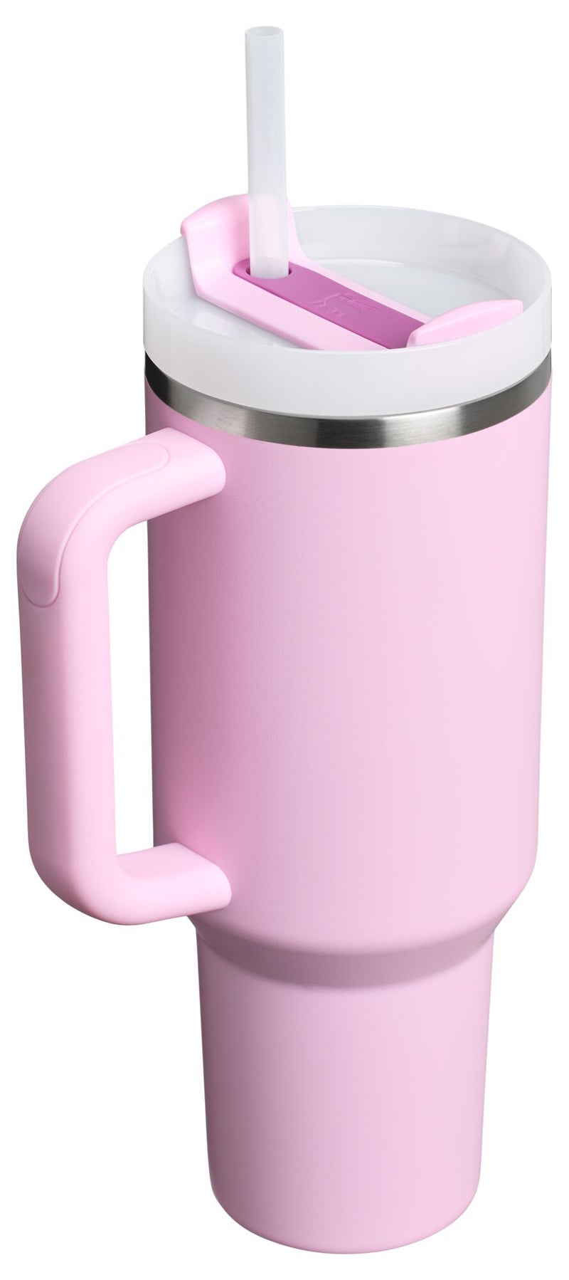 Stanley 40oz Stanley Quencher 2.0 Tumbler Insulated Travel Cup with Handle & Straw – Cherry Blossom - Image 2