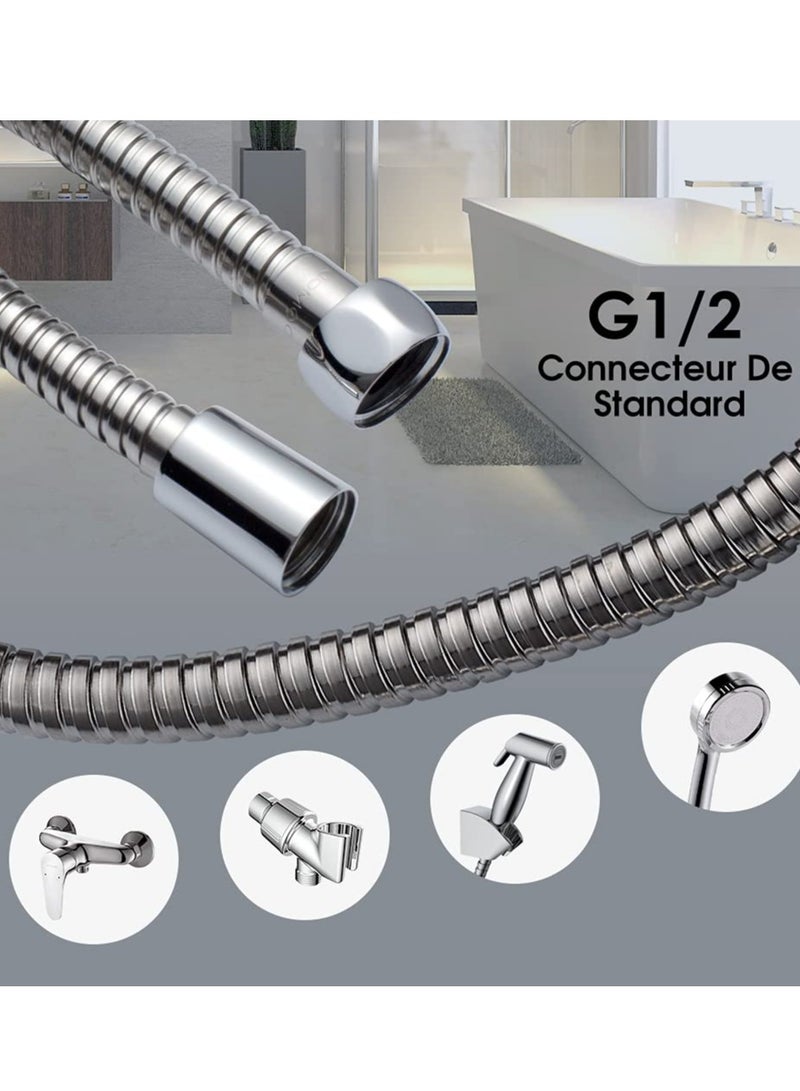 Jomoo Shower Hose Bidet Hose, 120 cm Stainless Steel Shower Head Hose, Bidet Hose, 360°Anti-twist Shower Pipe, Shattaf Hose  - Image 5