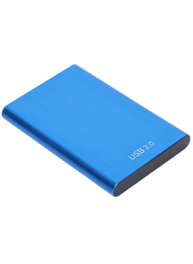 Thoraya USB3.0 Aluminum Alloy Round Edge Shell Mobile Hard Drive Mechanical Hard Drive 2.5 Inch USB3.0 External Hard Drive Portable External Hard Drive Blue 250GB  - Image 3