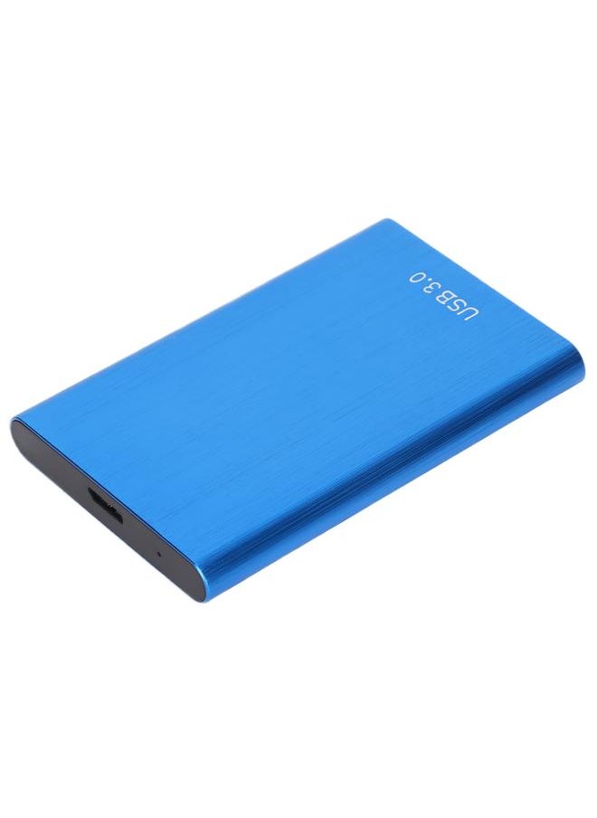 Thoraya USB3.0 Aluminum Alloy Round Edge Shell Mobile Hard Drive Mechanical Hard Drive 2.5 Inch USB3.0 External Hard Drive Portable External Hard Drive Blue 250GB  - Image 5
