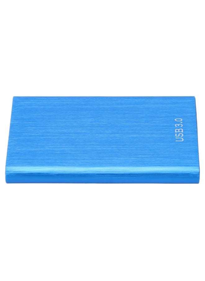 Thoraya USB3.0 Aluminum Alloy Round Edge Shell Mobile Hard Drive Mechanical Hard Drive 2.5 Inch USB3.0 External Hard Drive Portable External Hard Drive Blue 250GB  - Image 4