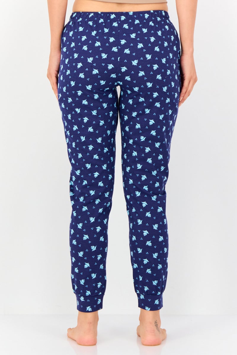 Zivame x Rosaline Women Allover Print Drawstring Pajama, Multicolor - Image 2