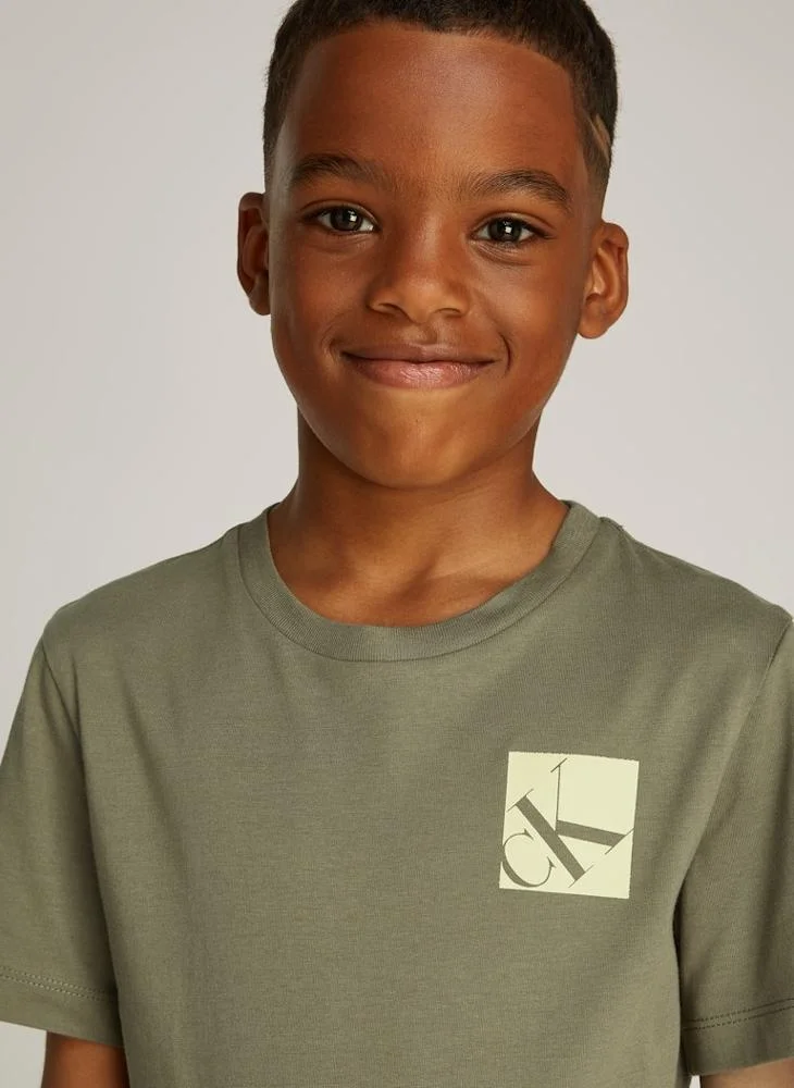 كالفن كلاين جينز Youth Essential Logo T-Shirt