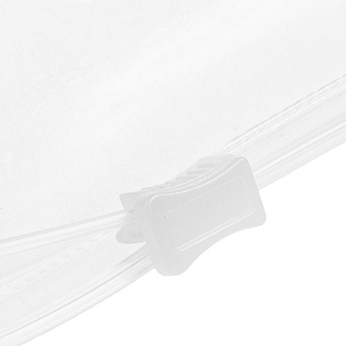 BCP Bluecell 5 PCS Small EVA Soft Transparent Plastic Cosmetic Organizer Bag Pouch With Zipper Closure,Travel Toiletry Makeup Bag - Image 3