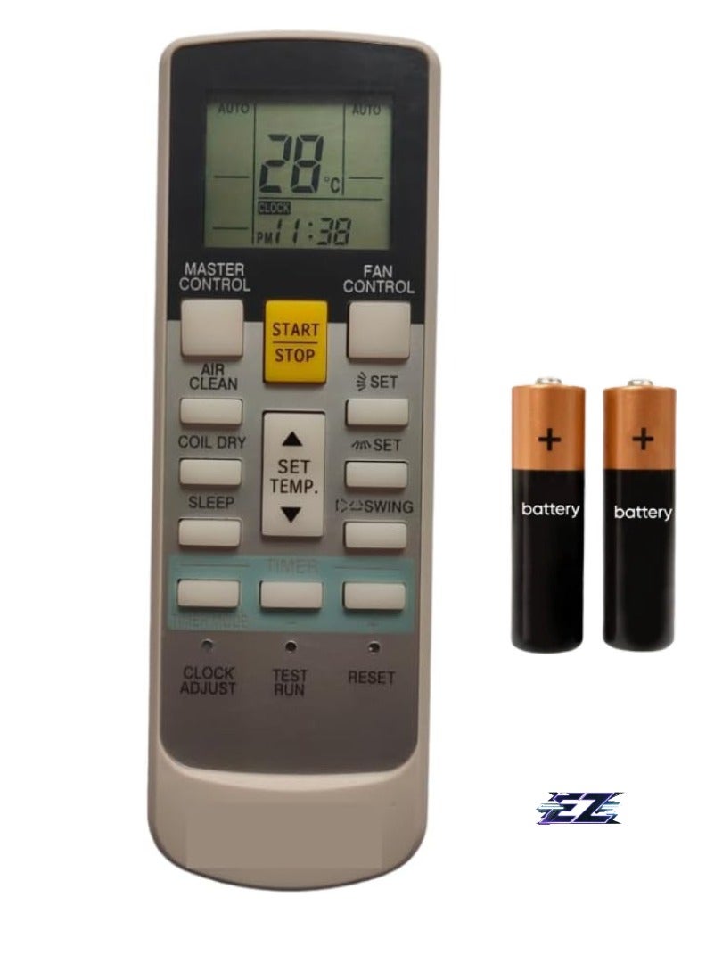 PopZa AC Remote Control #107 Compatible/Replacement for General AC – Works with General Air Conditioners – Easy-to-Use, Reliable, and Fully Functional Remote Control - Image 1
