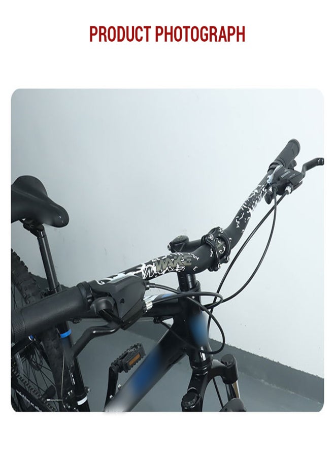 WAKE 31.8MM Mountain Bike Handlebar Aluminum Alloy Bicycle Riser Handlebar 30MM Rise 780MM Wide Bicycle Bar with Paint Matte Surface - Image 4