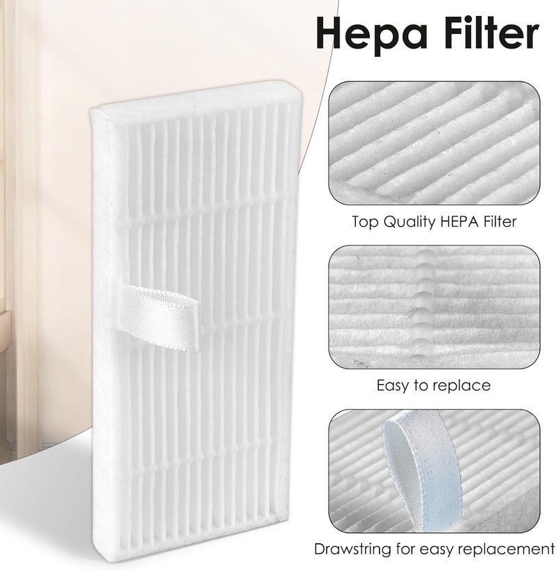CHAIN PEAK (10 Pack) C20 Omni Replacement HEPA Filters Compatible With Eufy C20 Omni Robotic Vacuum Cleaner, Replacement Parts Filters, C20 Omni Filter Accessories, Upright Filter, Canister Filter - Image 3
