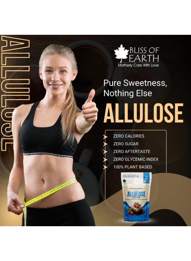 بليس اوف ايرث 1رطل مُحلي ألولوز، بديل السكر الطبيعي الخالي من السعرات الحرارية، مسحوق ألولوز كيتو وخالي من السكر، نباتي غير معدّل وراثيًا، مثالي للخبز والمشروبات – 454 جرام - Image 3