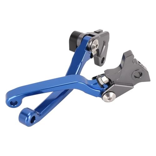 USTPO Dirt Bike Brake Clutch Lever Pivot Folding Levers Set CNC for TW 200 TW200 TW225 19912024 XT250 20082024 WR250R 20082020 WR250X 20082017 TTR250 19992006 Dirt Pit Bike Blue - Image 3