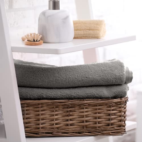 Sassoon Spur 550 GSM Bamboo Bath Towel - Shadow (Pack of 1) (70cmX140cm) - Image 4