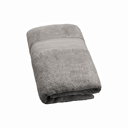 Sassoon Spur 550 GSM Bamboo Bath Towel - Shadow (Pack of 1) (70cmX140cm) - Image 1