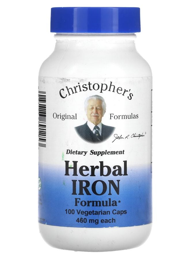 Herbal Iron Formula 460 mg 100 Vegetarian Caps