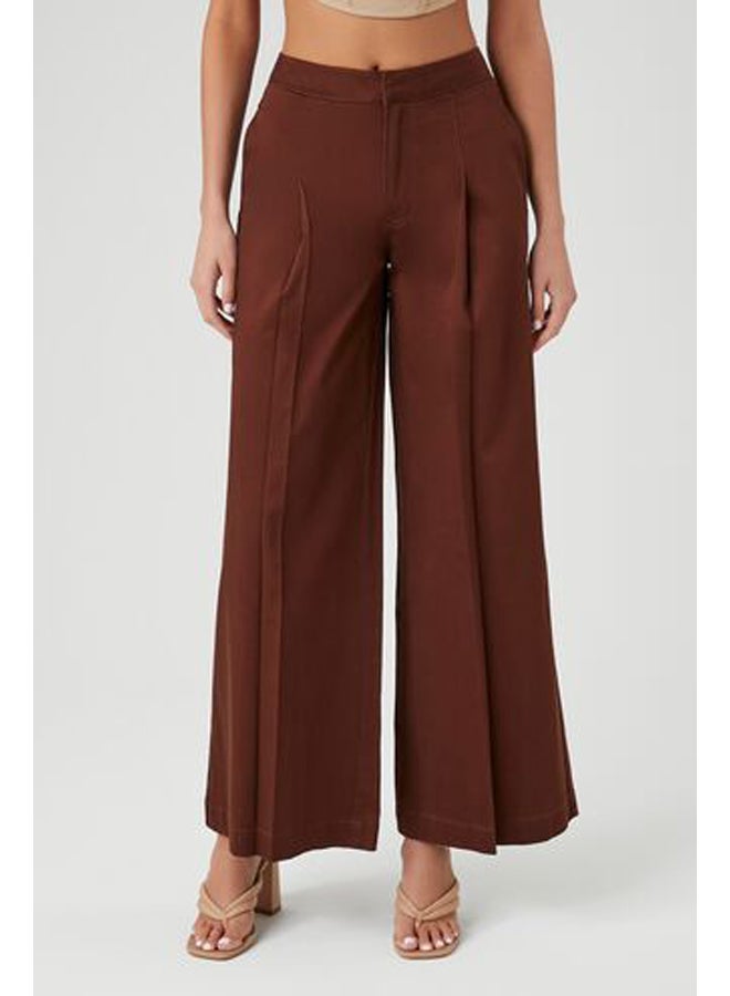 FOREVER 21 Pleated Satin Wide-Leg Pants - Image 2