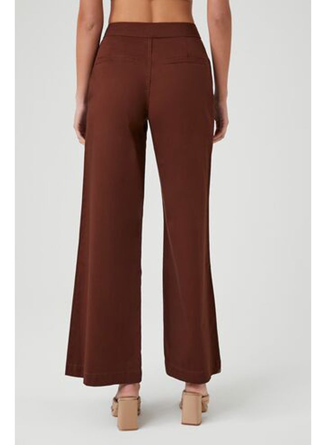 FOREVER 21 Pleated Satin Wide-Leg Pants - Image 4
