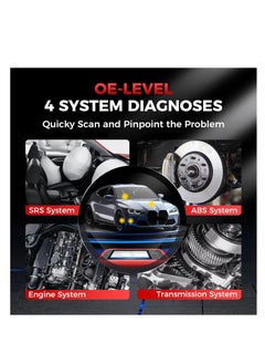 Launch LAUNCH CRP129X V2.0 Elite OBD2 Scanner, 2024 Lifetime Free Online Update Scan Tool, 12 Reset, InjectorCoding, ABS/SRS/TCM/Engine System Diagnostic Scanner, Auto Vin,Car Scanner Diagnostic for all cars  - Image 2