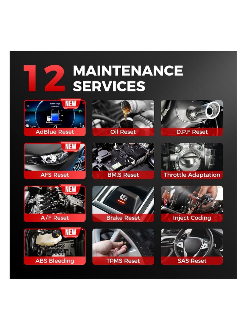 لانش - لاونش CRP129X CRP129X V2.0 ماسح ضوئي من النخبة OBD2، أداة مسح ضوئي مجانية للتحديث عبر الإنترنت مدى الحياة، 12 أداة مسح ضوئي على الإنترنت، إعادة ضبط، حاقن ترميز، ماسح ضوئي لتشخيص نظام ABS/SRS/TCM/TCM/ نظام المحرك، ماسح ضوئي لتشخيص السيارات، ماسح ضوئي لتشخيص جميع السيارات - Image 1