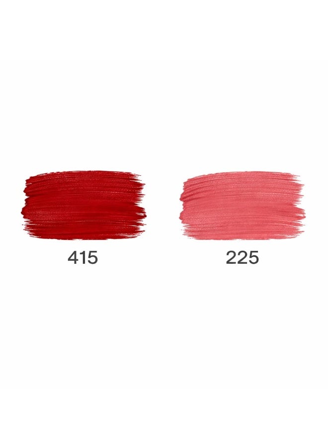 Barva Natural & Moisturising Lipstick Pack of 2 (Rose Damask 225 & Glory 415) | With Clarified Butter & Kokum Butter | Mineral Colour Lipstick Set 4.3g Each - Image 2