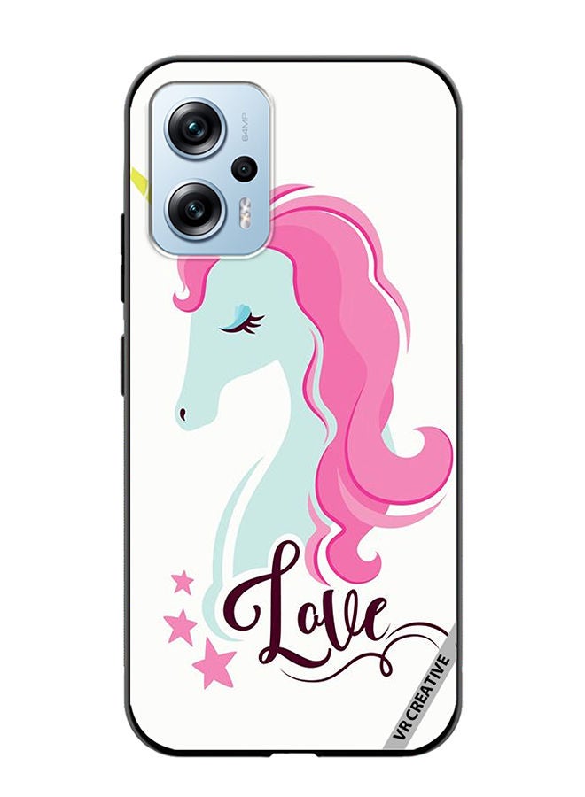VR CREATIVE Protective Case Cover For Xiaomi Poco X4 GT Love Unicorn Design Multicolour - Image 1
