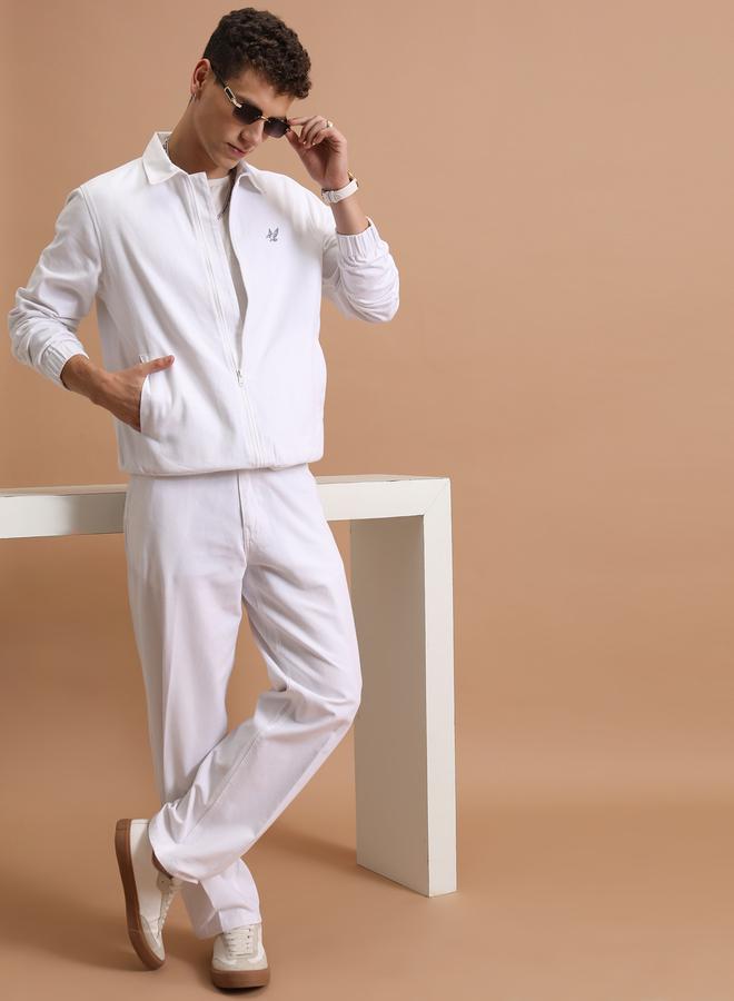 HIGHLANDER Collared Zip Up Regular Fit Jacket - Image 4