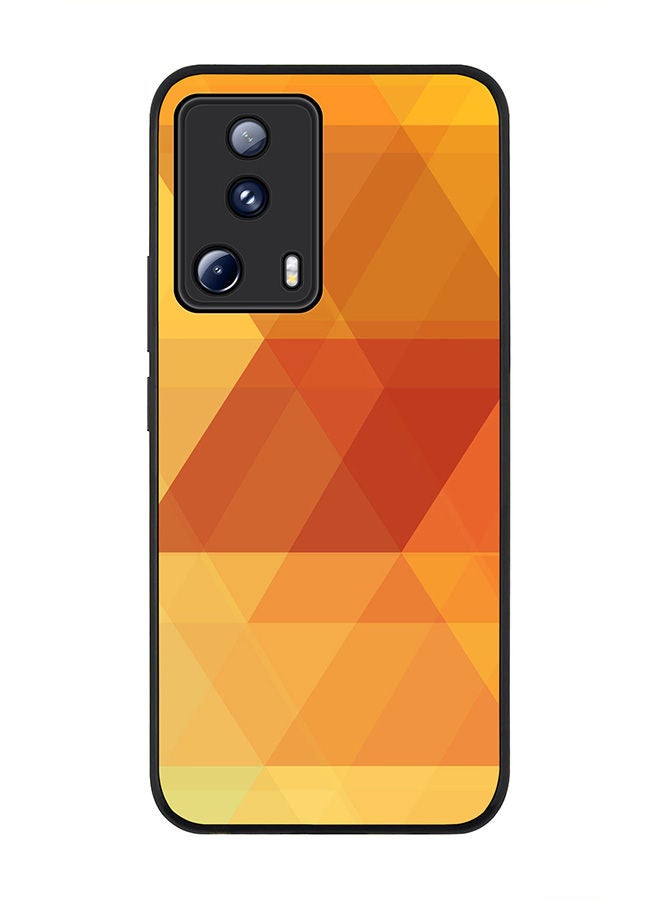 Stylizedd Rugged Black edge case for Xiaomi 13 Lite 5G / Xiaomi Civi 2 5G, Slim fit Soft Case Flexible Rubber Edges Anti Drop TPU Gel Thin Cover -  Yellow Fever - Image 1