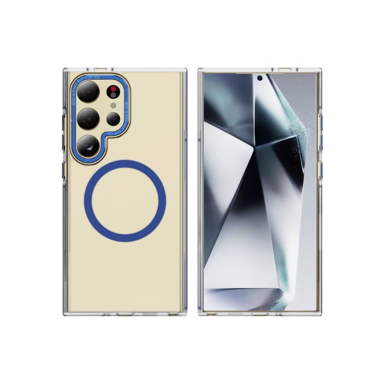 MagSafe Case | Cover for Samsung Galaxy S24 Plus | Blue | Anti-Fingerprint | Strong Magnetic - Image 1